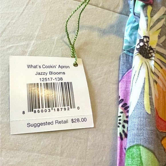 Vera Bradley Jazzy Blooms Apron nwt - Picture 5 of 6